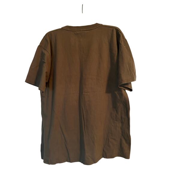 GUC Santee Gold Men's Cut Brown Short Sleeve T Shirt Los Angeles 2000 Size Large - Picture 2 of 5